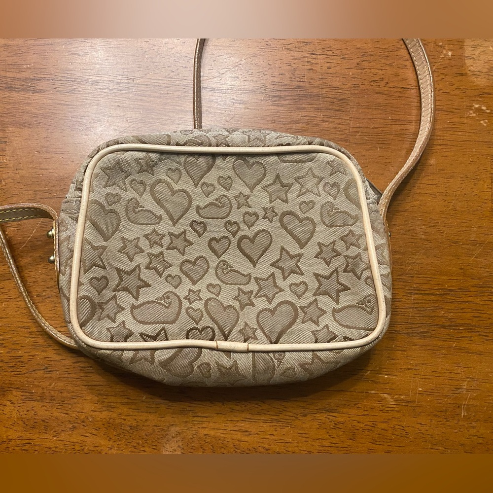 Dooney & Bourke Vintage Beige Canvas Mini Bag - Picture 5 of 9
